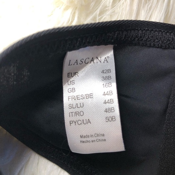 Venus Lascana Black Sparkly Sequin Bikini with Underwire Support size 38 B - Picture 8 of 10